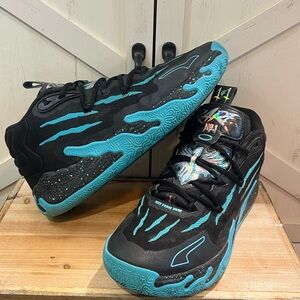 Puma LaMelo Ball MB.03 379221-01 Men's US 10 Blue Hive Basketball Shoes